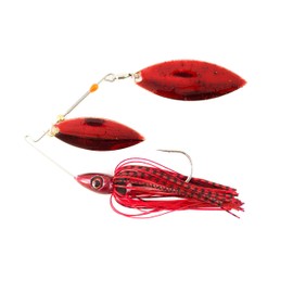 Nichols Lures 02-38 Pulsator Metal Flake Spinnerbait Red Shad, 3/8 oz