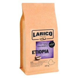 LARICO COFFEE Coffee Beans Ethiopia Sidamo 225 g / 100% Arabica / Handmade / Whole Roast Bean Coffee Espresso Beans / Great Fruit and Cocoa Flavour / Strong Taste