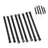 8pcs M3 Aluminum Alloy Link Rod Linkage Set for Axial