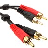 kenable RCA Phono Twin Plugs to Plugs Stereo Audio Cable