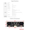 Waveshare IMX219-83 Stereo Camera 8MP Binocular Camera Module Stereo Vision
