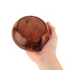 NKlaus 12-Piece Set of Cedar Wood Drink Coasters in Hemisphere