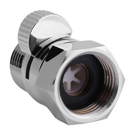 Cocoarm Messing Wassersparventil Ventil Messing Duschsteuerventil Wassersparventil für Duschkopf Bidet Sprayer mit Keramikkern G1/2 Anschluss