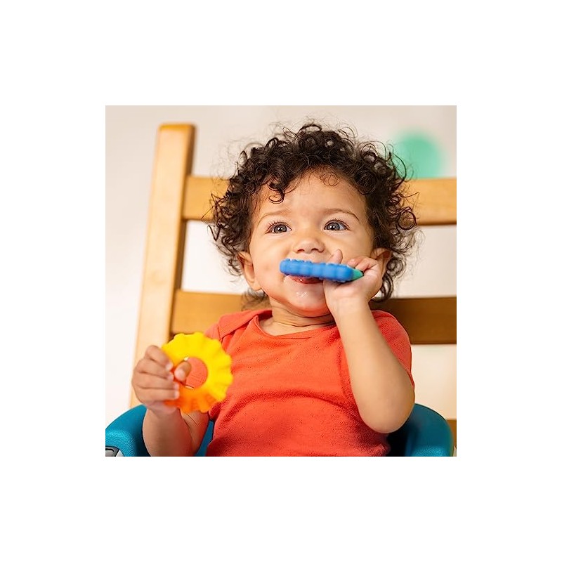 Bright Starts Pack 2 Mordederas de Silicona para Bebés