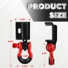 YIYITOOLS Front Demon Tow Hook Mounting Bracket with 3/4" Shackles