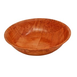 UNIQUE HOME LIVING Wooden Serving Bowl, Woven Pattern Decorative Salad Bowl, Food-Safe Snack Dessert Snack Fruit Bowl, Rustic Wooden Bowl Home Kitchen Tableware - 20cm