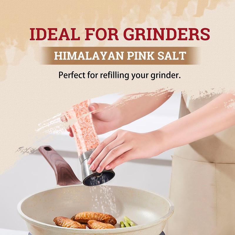 52USA Himalayan Pink Salt, Coarse Grain, 39 oz (2.4 LB),