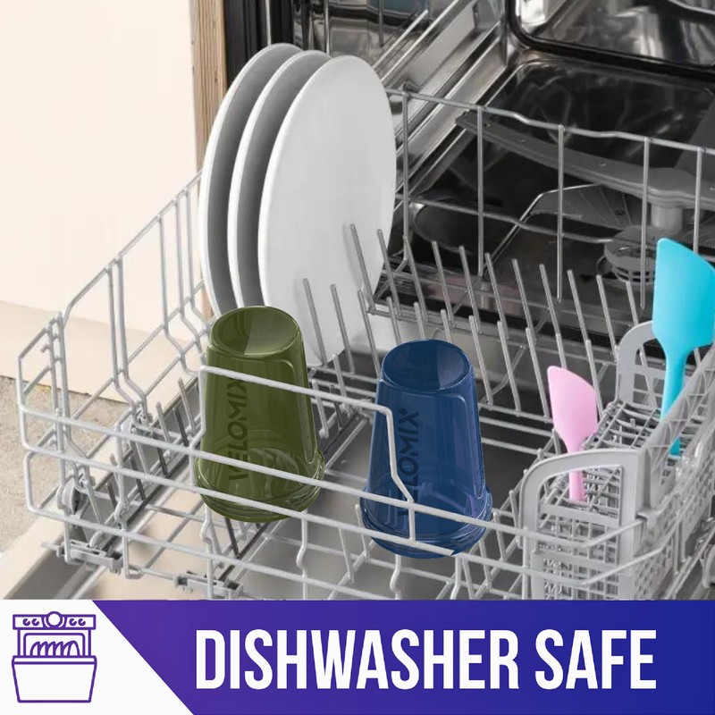 VELOMIX VELOMIX -2 Pack- 20 oz Protein Shaker Bottles for