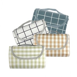 Printable Premium Double-Sided Waterproof Picnic Mat - Various Sizes for Promotional Items & Souvenirs Double-Sided Waterproof Picnic Mat - Green & White 200x200cm