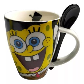 Fun Kids Duo Tazas Bob Esponja Con Cuchara