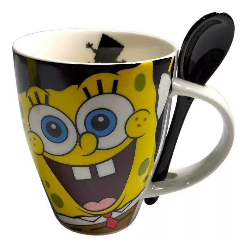 Fun Kids Duo Tazas Bob Esponja Con Cuchara