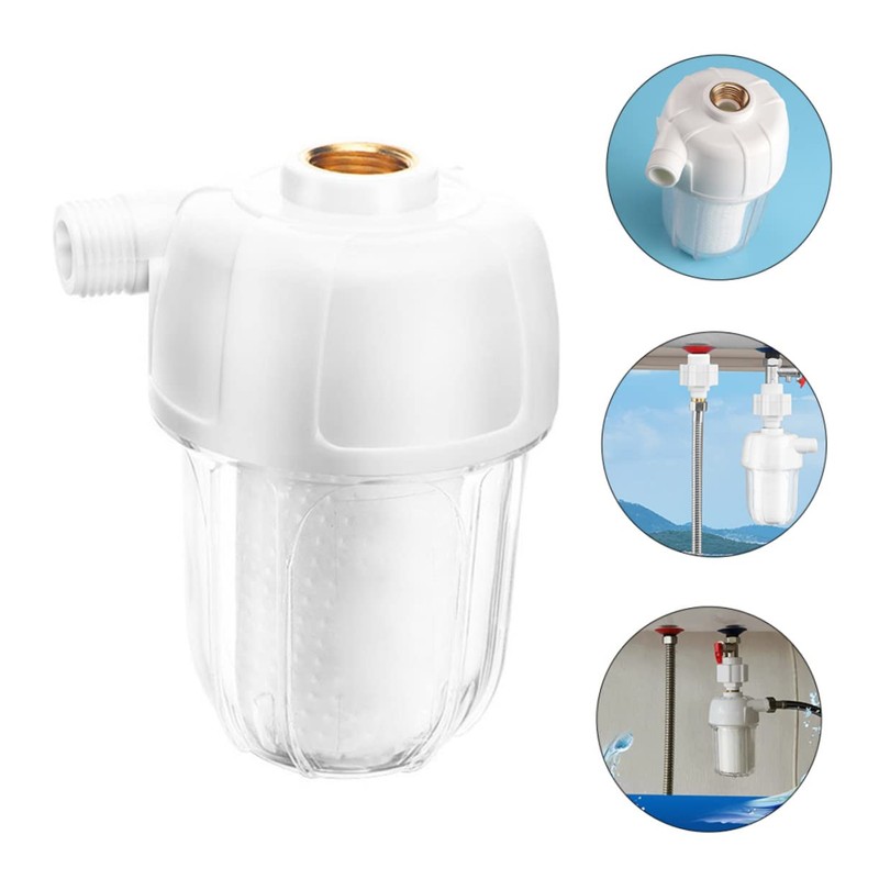 VILLFUL White Water Prefilter Anti-Scale Water Filter for Shower Heads