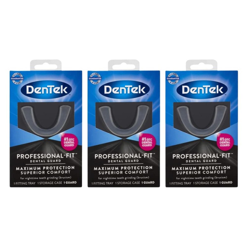 DenTek Professional-Fit Dental Guard for Nighttime Teeth Grinding, 1 Count,
