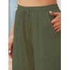 Beautiful Nomad Women's Linen Pants High Waisted Straight Pant Casual