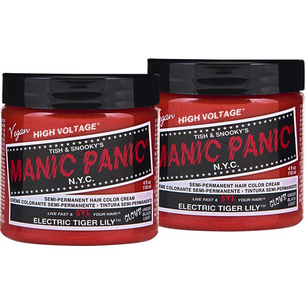 Manic Panic Electric Tiger Lily Hair Dye Classic 2 Pack