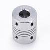 XIKE 2PCS 8mm to 10mm Shaft Coupling 25mm Length 19mm