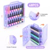 Beloving Nail Polish Organizer Case for 48 Bottles Nail Polish