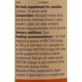 NEKTON-Orange to Enhance Orange Color in Birds 140g / 5oz