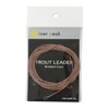 river peak trout leader braided core (9ft, intermediate stealthBrown)