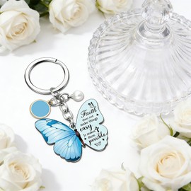 MigPio First Communion Gifts For Girls Bible Verse Keychain Faith Christian Keychain For Women Girl Baptism Gifts Easter Gifts For Girls Communion Gifts For Girls Girl Baptism Gifts