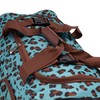 Rockland Rolling Duffel Bag, BLUELEOPARD, 22"
