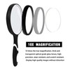 Large 10X Magnifying Glasses for Reading, Handheld Magnifying Glass for