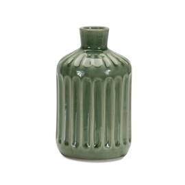 Melrose Terra Cotta Vase with Green Finish 85270DS