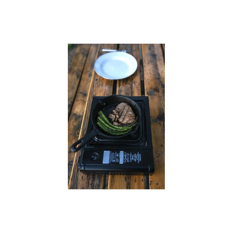 Stansport Black Portable Butane Gas Camp Stove Single Burner Ultra