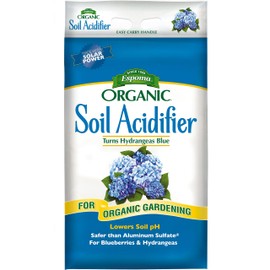 Espoma Organic Soil Acidifier Soil Amendment; Lowers Soil pH and Turns Hydrangeas Blue! Contains Elemental Sulfur & can be Used for Organic Gardening 30 lb. Bag - Pack of 1