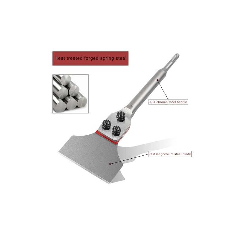 SDS Plus Floor Scraper 3 in. x 12 in. Wide