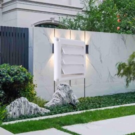 Wall Air Vent Plastic Air Vent Grille Cover, 3 Flaps Wall Duct Ventilation Grill with Net, DIY Painted for Decoration (15 * 15cm)