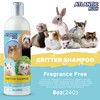 Critter Shampoo for Small Pets -Small Animal Fragrance & Detergent