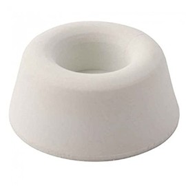 Merriway BH02008 (4 Pcs) Rubber Toilet Seat or Furniture Buffers, 22mm (7/8 inch) White - Pack of 4 Pieces