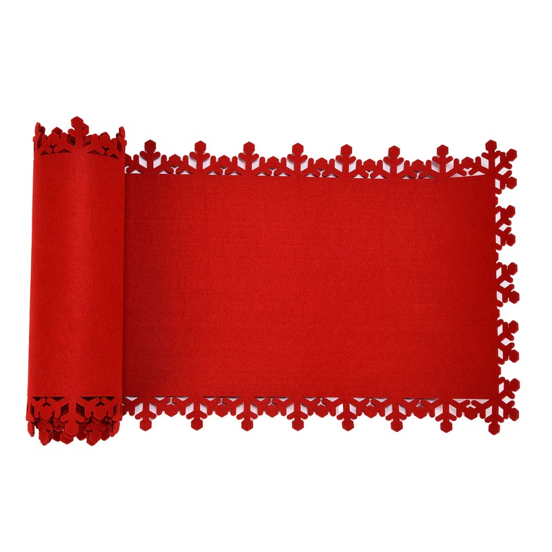 Christmas Table Runner Placemat Heat Protection Water Absorption Felt Table