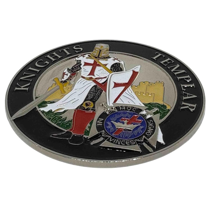 Knights Templar Emblem (3”) (Auto Emblem or Masonic Showcase) Three