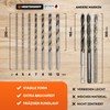 MEISTERGRIFF® Wood Drill Bit Set Long [7 Pieces] - Extra
