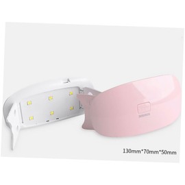 Baluue Mini Nail Dryer Lamp 6w Uv Nail Light Foldable Legs Timer for Home Salon