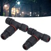 2Pcs 3 Way Junction Box Waterproof T Shape Cord Connector