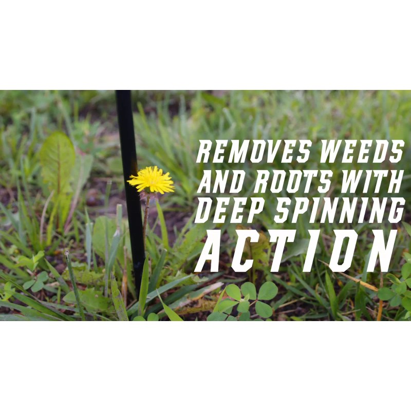WeedSpinner LT drill-powered weed removal tool for lawns and landscapes