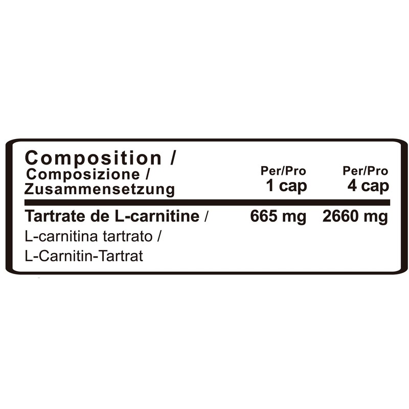 CARNI BEST - L-Carnitine (2660 mg) - 120 Vegan Capsules