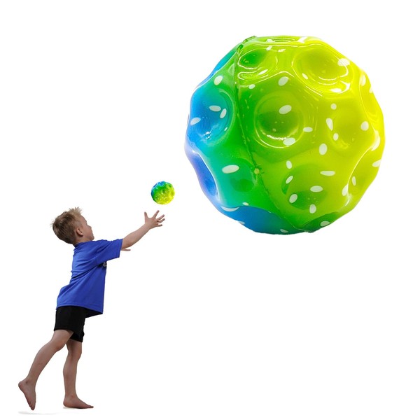 YEJAHY Jump Ball, Mini Bouncing Ball Toy, Space Jump Ball,