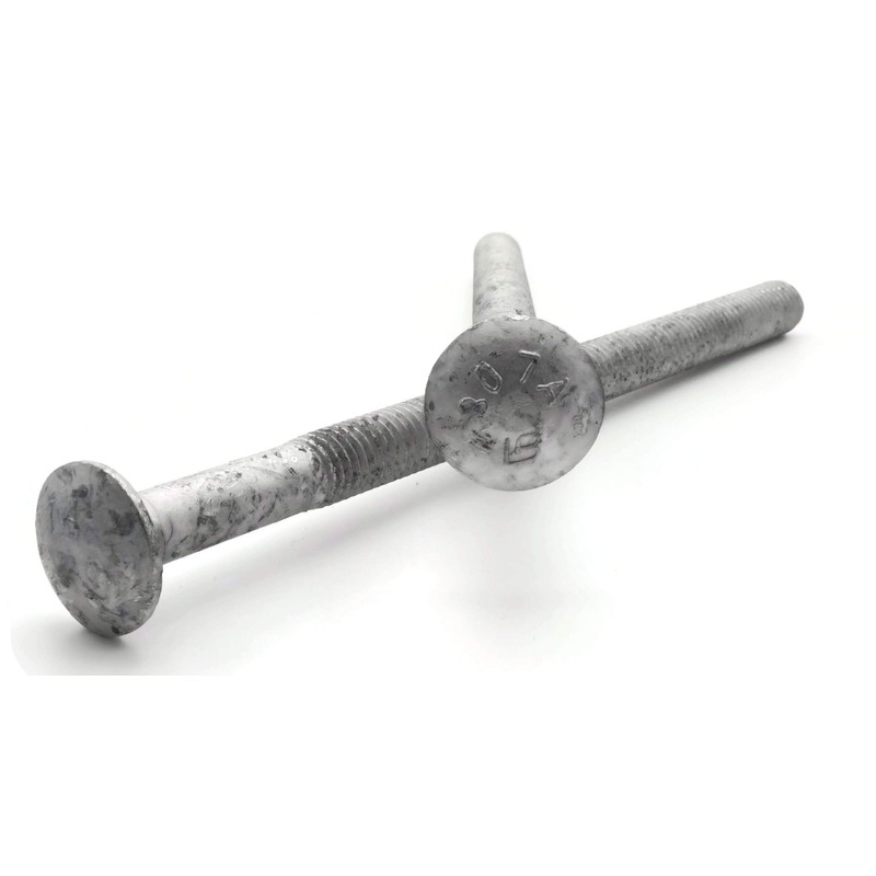 Carriage Bolt Hot Dipped Galvanized - 1/2"-13 x 7 PT