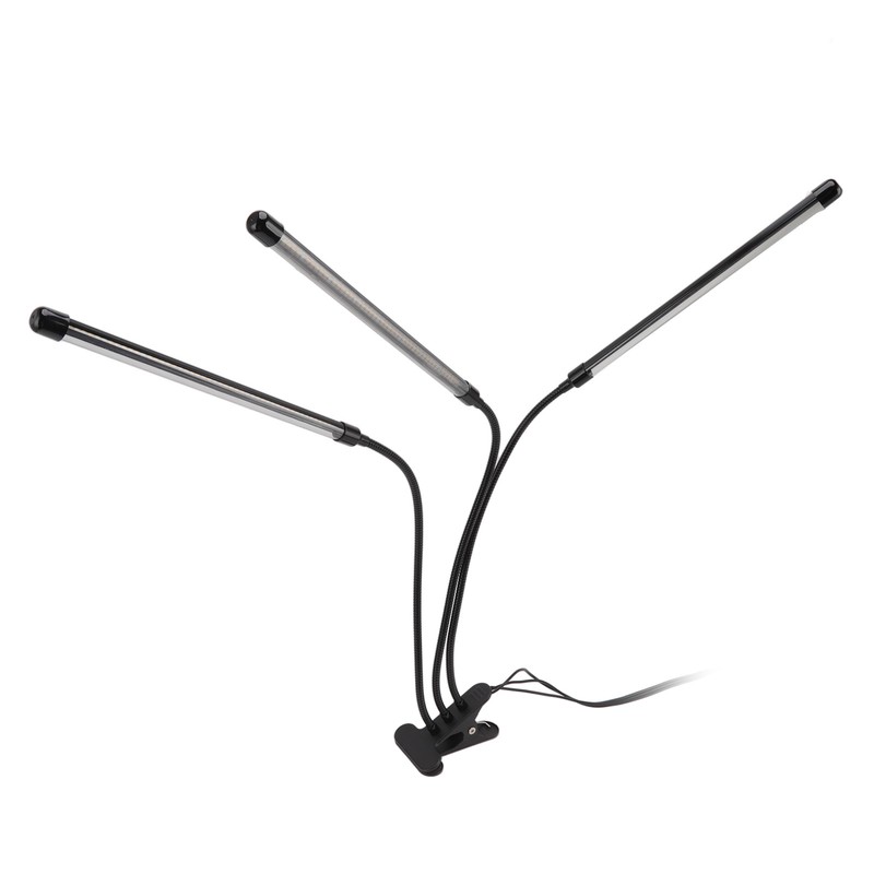 3 Head Clip Plant Light Full Spectrum Red White Warm