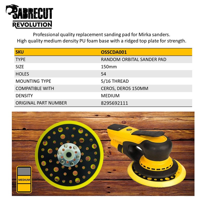 1 x SabreCut OSSCDA001 150mm 5/16 Thread 54 Hole Medium
