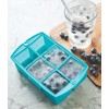 Tulz Mega Ice Block Tray, Silicone, Teal