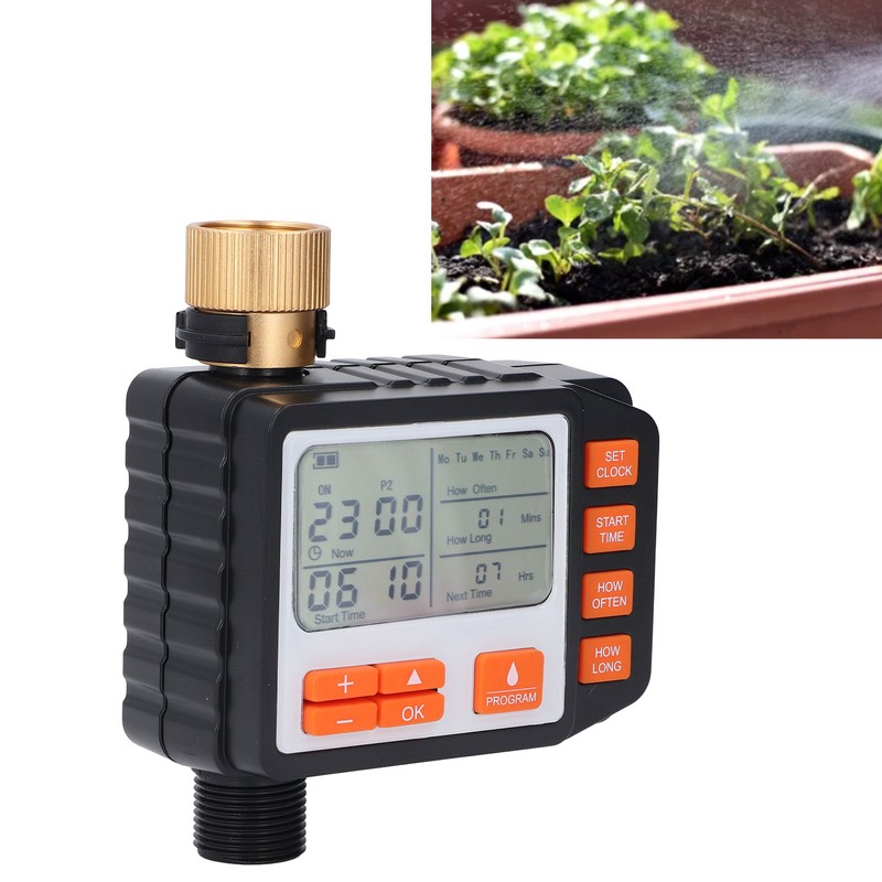 Sprinkler Timer Accurate Control 3‑8 Bar Eco Friendly Automatic Watering