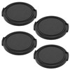 ECSiNG 4Pcs 52mm Snap-on Front Camera Lens Cap with Elastic