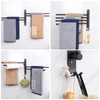 NearMoon Swivel Towel Rack, Thicken SUS304 Stainless Steel 4-Arm Towel
