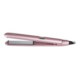 Aria Beauty Digital Hair Straightener, Dual Voltage Flat Iron, Ionic Technology for Frizz Control, one-Inch, Rose Gold, Suitable for All Hair Types
