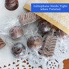 Clear Candy Wrappers for Caramels (300 Pcs 3.5x5 inches) -
